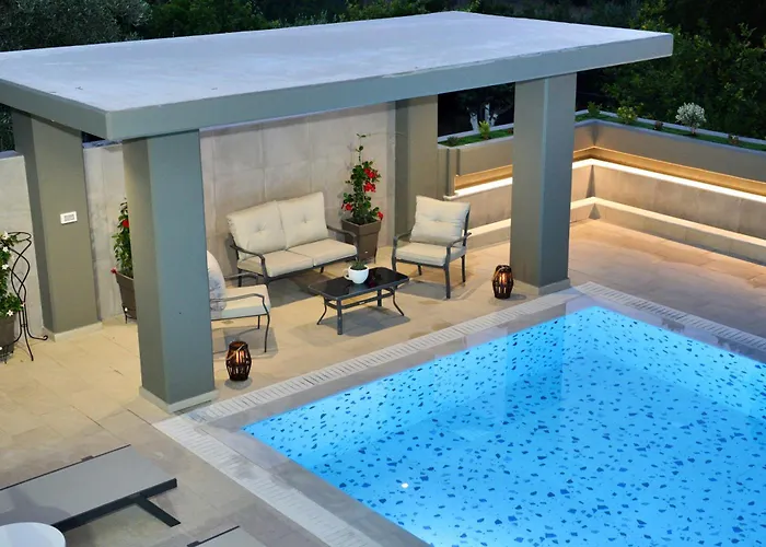 With Private Pool Zambakas Villa *